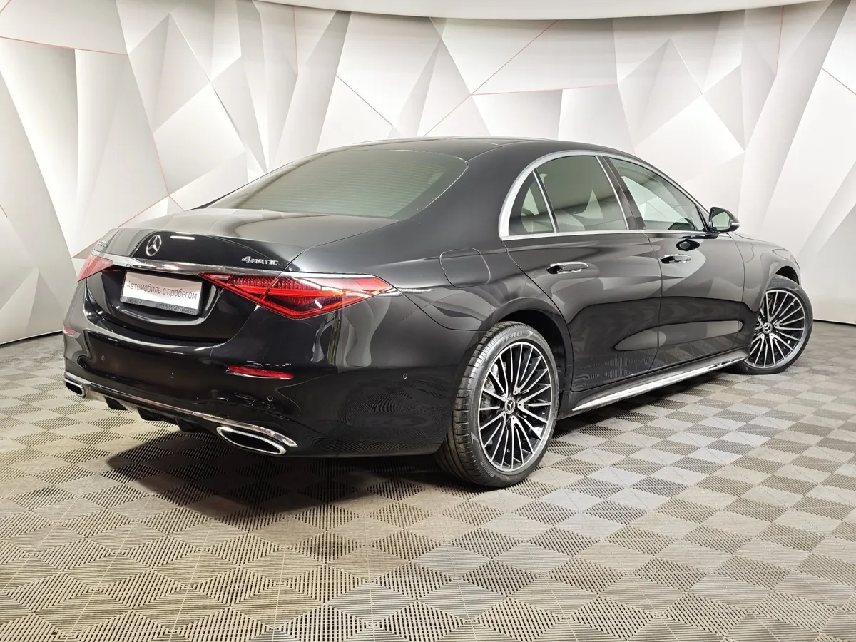 Mercedes-Benz S-Класс S 450 d 9G-TRONIC 4MATIC (330 л.с.) Черный в АВИЛОН. Слайд №2