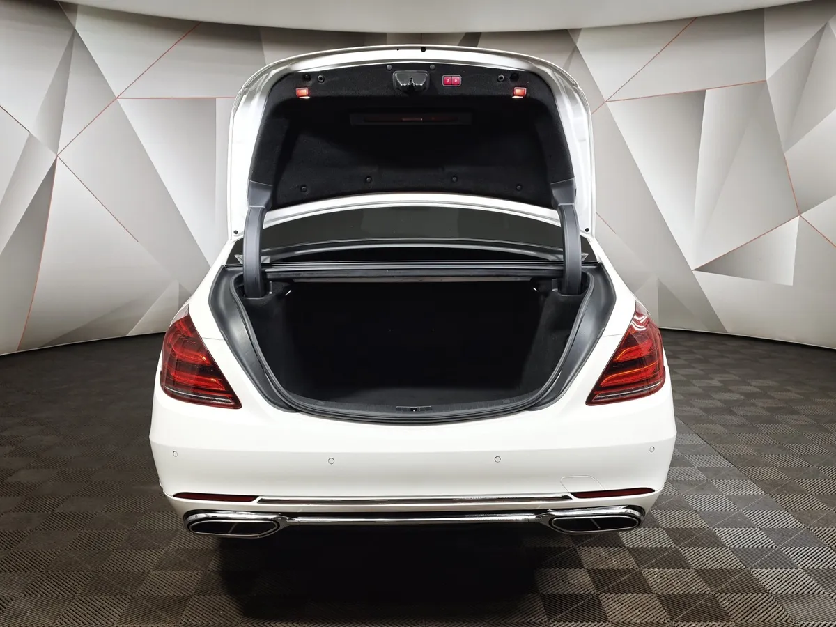 Mercedes-Benz S-Класс S 350 d 9G-Tronic 4Matic длинная база (249 л.с.) Белый в АВИЛОН. Слайд №12