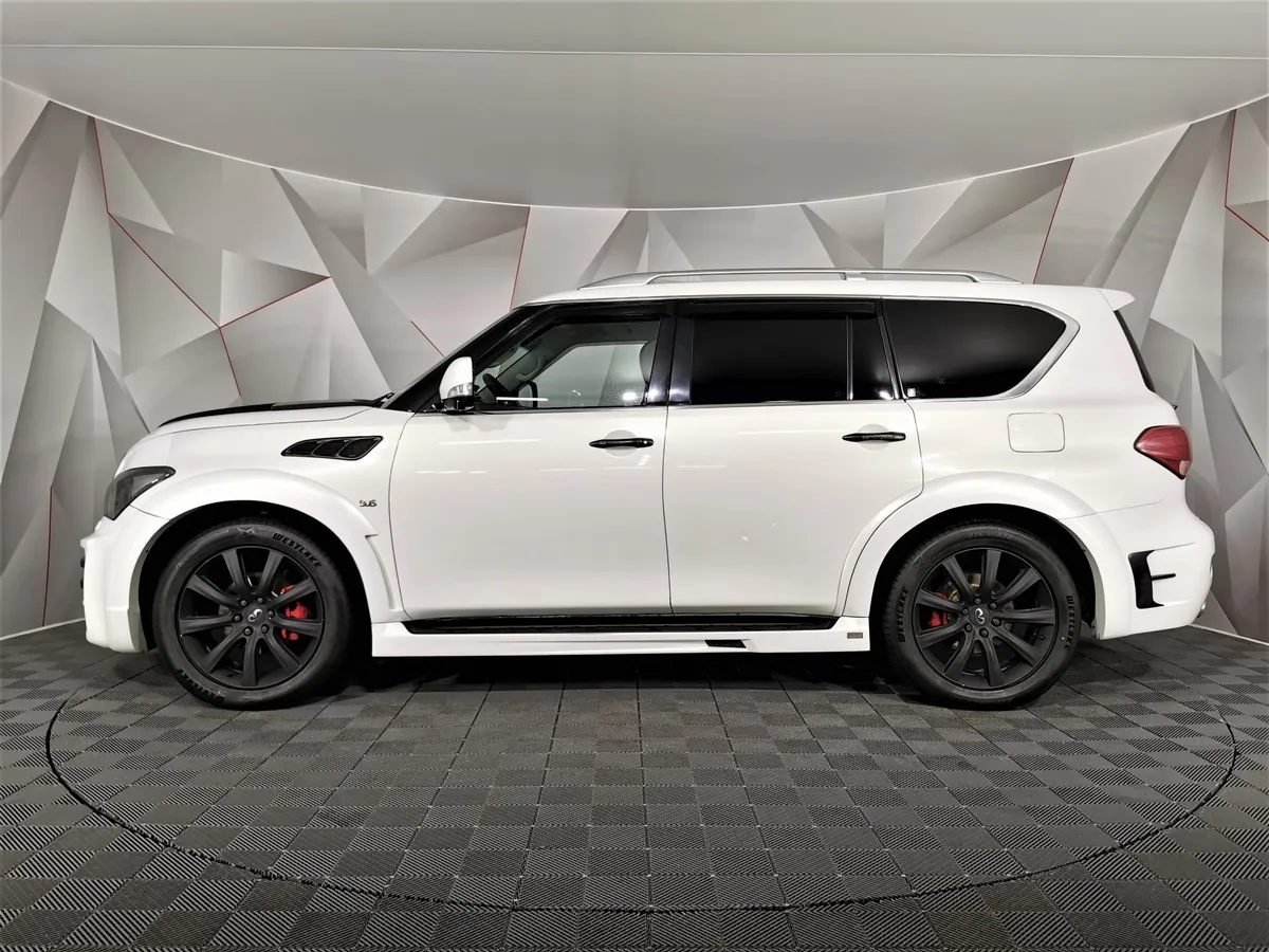 Infiniti QX80 5.6 АТ AWD (405 л.с.) Белый в АВИЛОН. Слайд №5