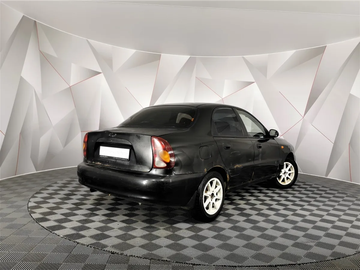 Chevrolet Lanos 1.5i MT (86 л.с.) Черный в АВИЛОН. Слайд №2