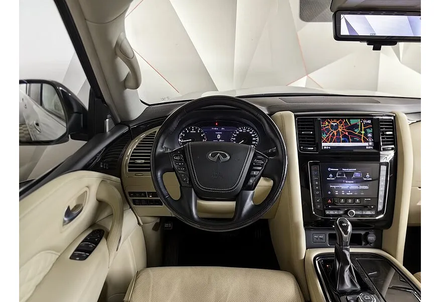 Infiniti QX80 5.6 АТ AWD (405 л.с.) Белый в АВИЛОН. Слайд №20