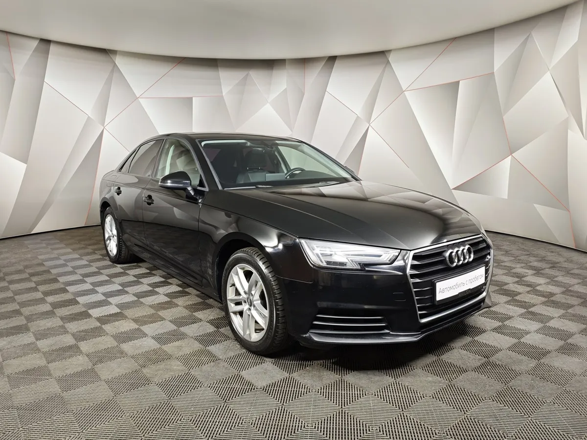 Audi A4 2.0 TFSI S tronic (150 л.с.) Sport Черный в АВИЛОН. Слайд №3