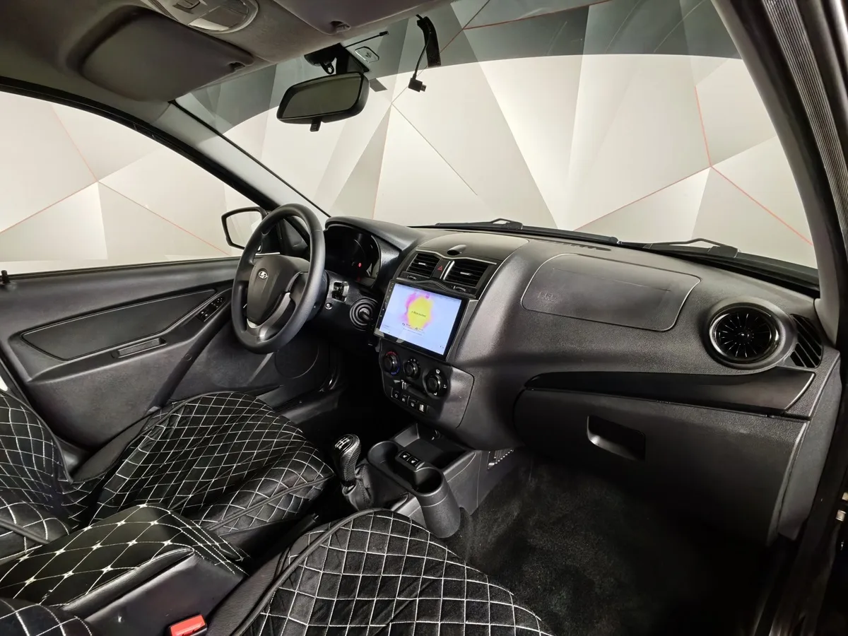 ВАЗ (Lada) Granta 1.6 MT 8кл (87 л.с.) Черный в АВИЛОН. Слайд №12