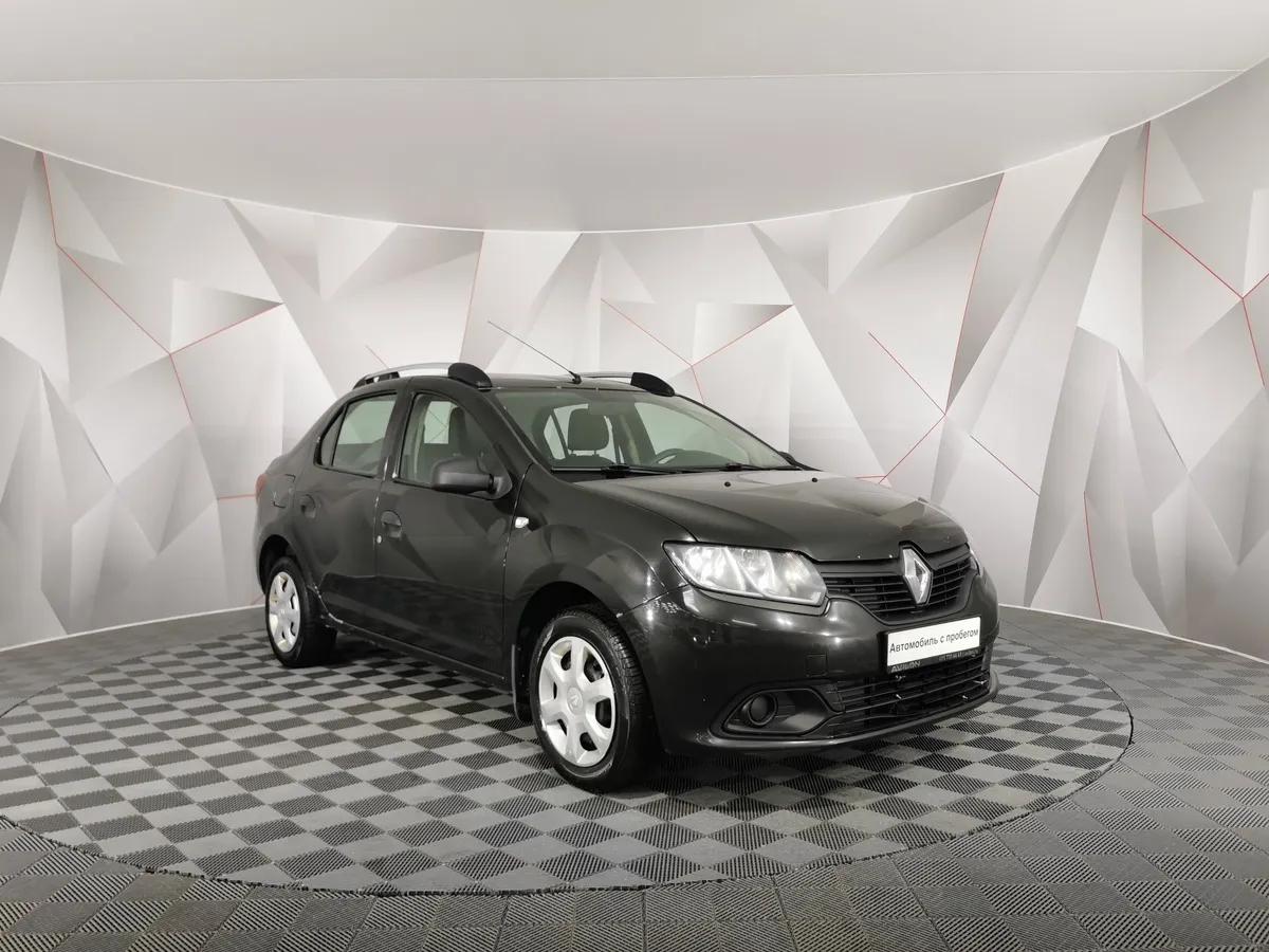 Renault Logan 1.6 MT (82 л.с.) Черный в АВИЛОН. Слайд №3
