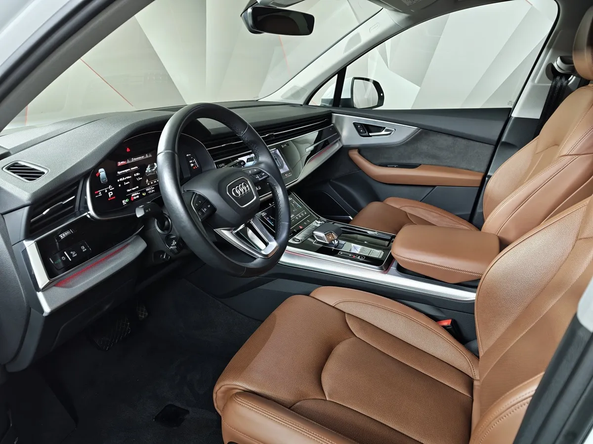 Audi Q7 3.0 TDI Tiptronic quattro (249 л.с.) Белый в АВИЛОН. Слайд №19