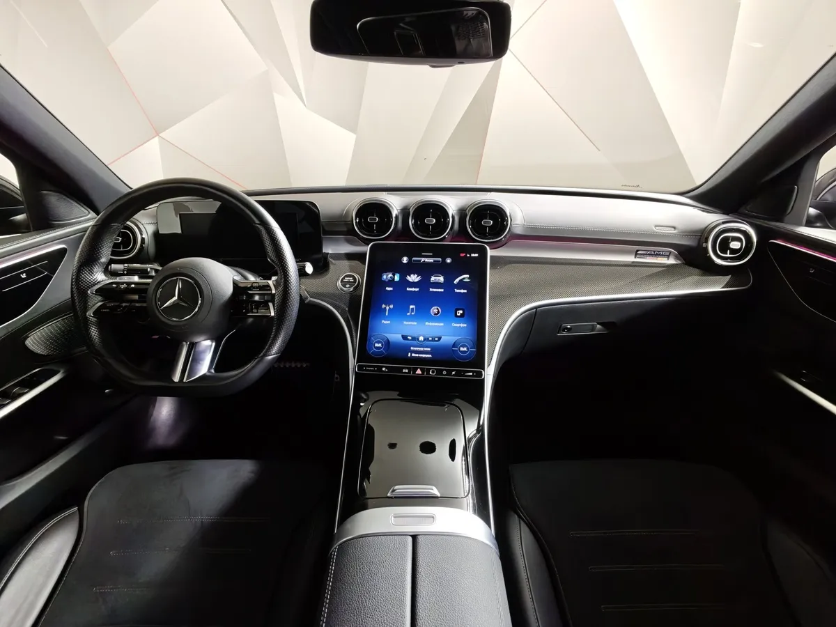 Mercedes-Benz C-Класс C 180 9G-TRONIC (150 л.с.) Sport Синий в АВИЛОН. Слайд №14