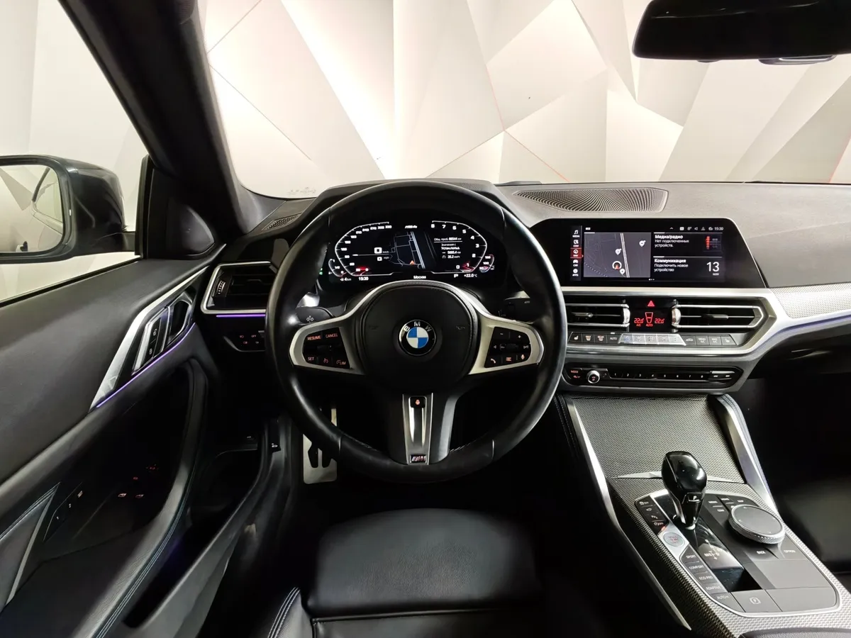 BMW 4 серия 420i AT (184 л.с.) M Sport Pure Черный в АВИЛОН. Слайд №15