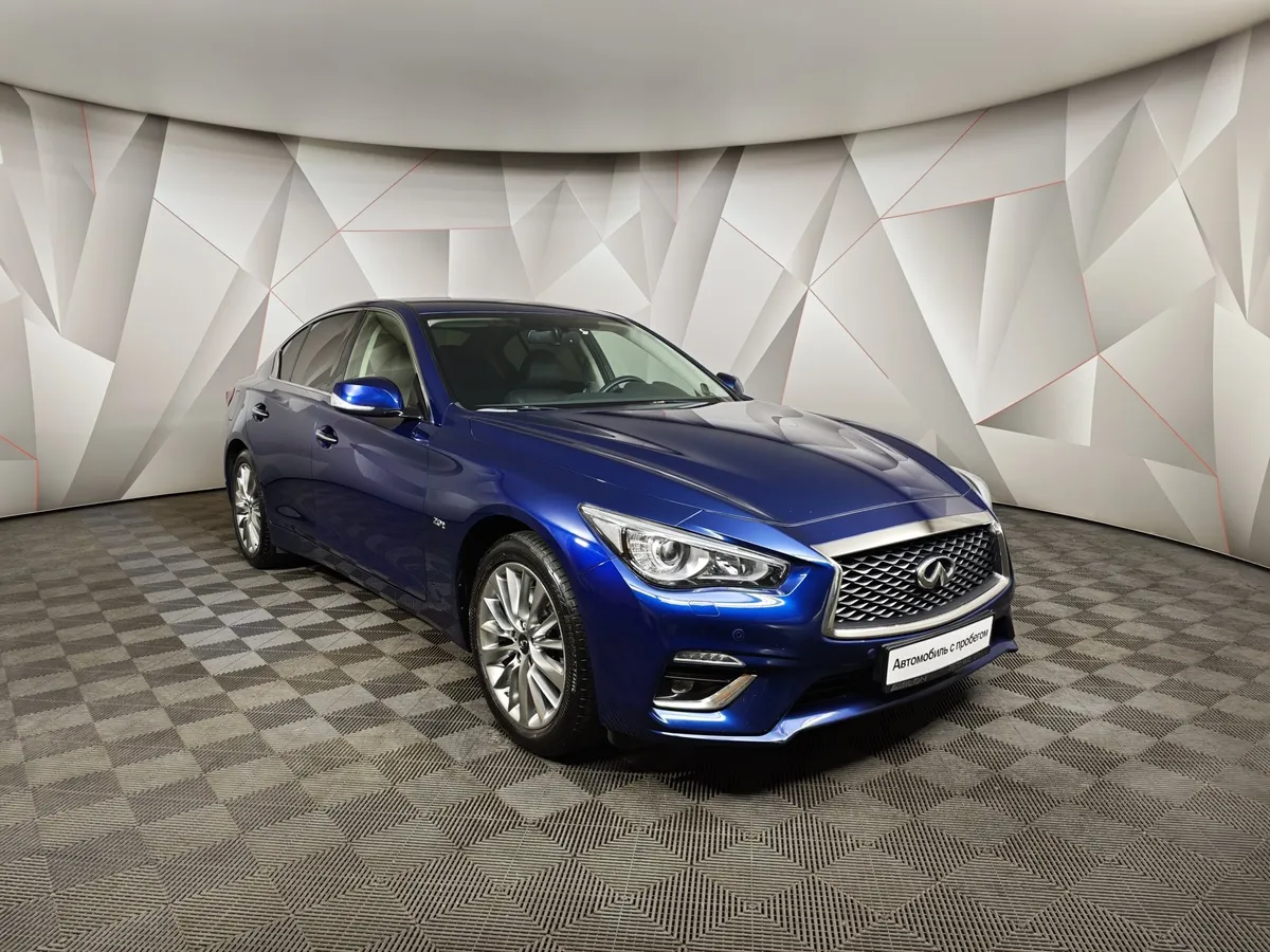 Infiniti Q50 2.0 T AT (211 л.с.) Синий в АВИЛОН. Слайд №3