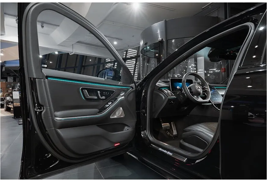 Mercedes-Benz S-Класс S 450 d 9G-TRONIC 4MATIC (330 л.с.) Черный в АВИЛОН. Слайд №17