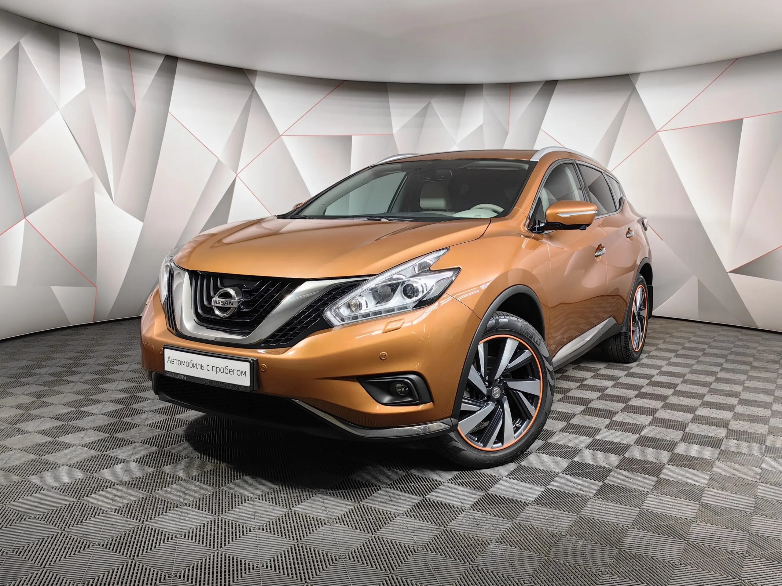 Nissan Murano 3.5 Xtronic AWD (249 л.с.) Оранжевый в Москве № ТИ-UY39423.  Купить Nissan Murano III (Z52) Вариатор Бензиновый с пробегом 31562 км.  Цена 4500000