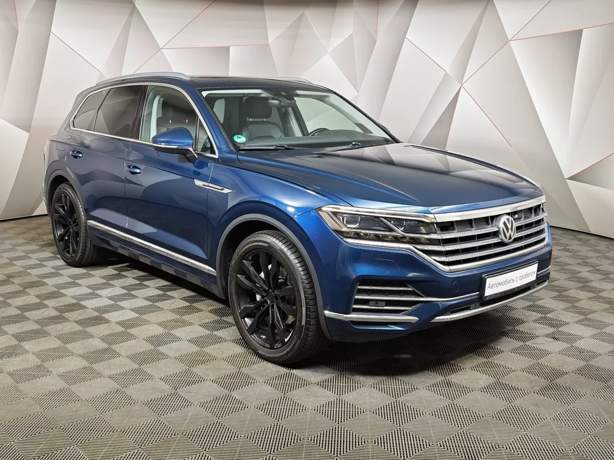 Volkswagen Touareg 3.0 V6 TDI Tiptronic 4Motion (249 л.с.) R-Line Синий в АВИЛОН. Слайд №3