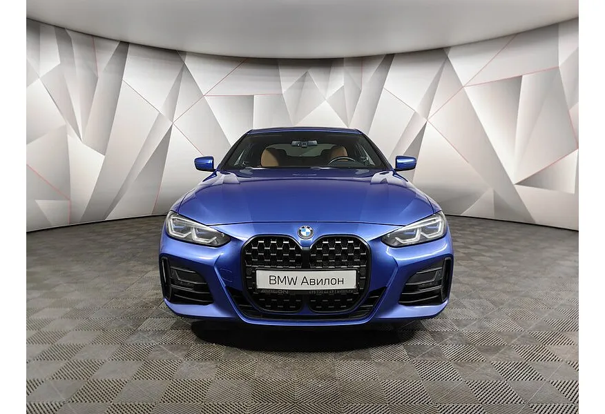BMW 4 серия 420d xDrive AT (190 л.с.) M Sport Pure Синий в АВИЛОН. Слайд №3