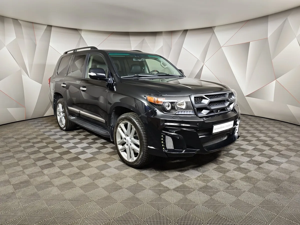 Toyota Land Cruiser 4.5 Twin-Turbo D AT 4WD (5 мест) (235 л.с.) Престиж Черный в АВИЛОН. Слайд №3