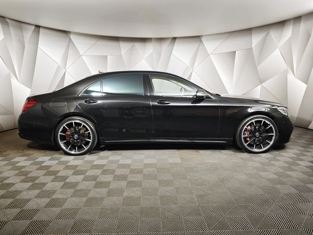 Mercedes-Benz S-Класс S 63 AMG 9G-Tronic 4Matic+ длинная база (612 л.с.) Черный в АВИЛОН. Слайд №6