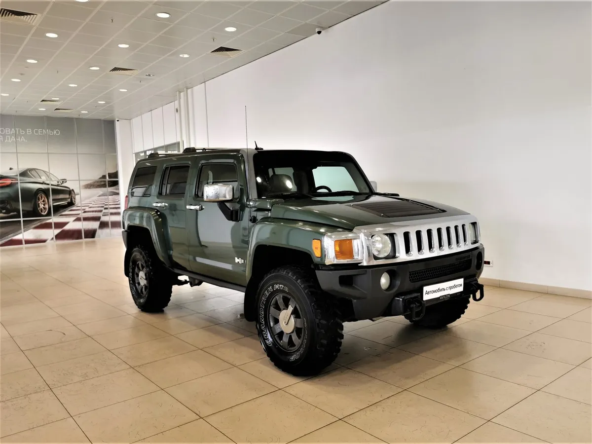 Hummer H3 3.5 AT (223 л.с.) Зеленый в АВИЛОН. Слайд №3