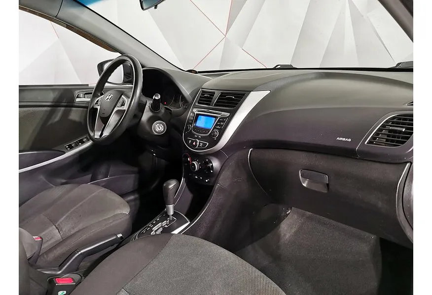 Hyundai Solaris 1.4 AT (100 л.с.) Active Plus Черный в АВИЛОН. Слайд №12