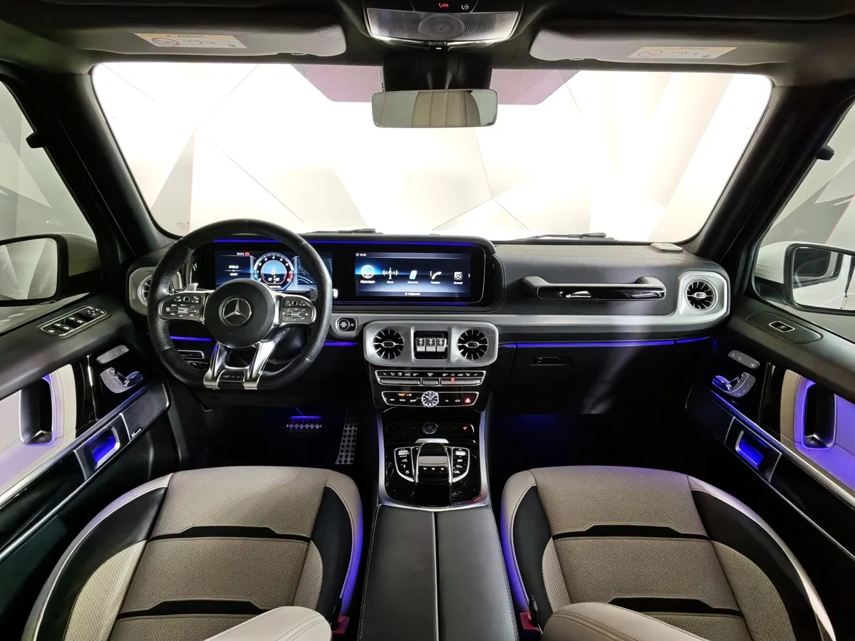 Mercedes-Benz G-Класс G 63 AMG Speedshift Plus 9G-Tronic (571 л.с.) Белый в АВИЛОН. Слайд №14