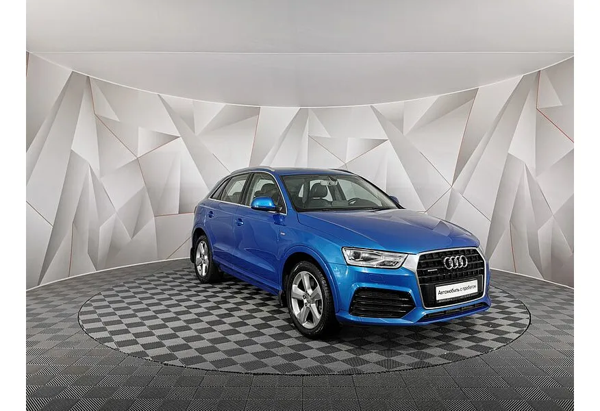Audi Q3 2.0 TFSI S-tronic quattro (180 л.с.) Sport Голубой в АВИЛОН. Слайд №3