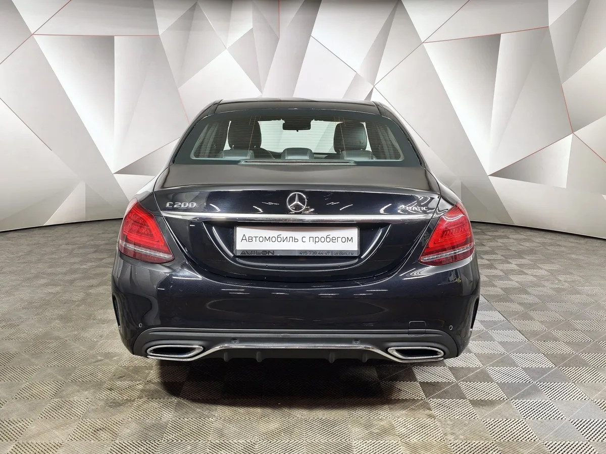 Mercedes-Benz C-Класс C 200 4Matic 9G-Tronic (184 л.с.) Sport Черный в АВИЛОН. Слайд №8