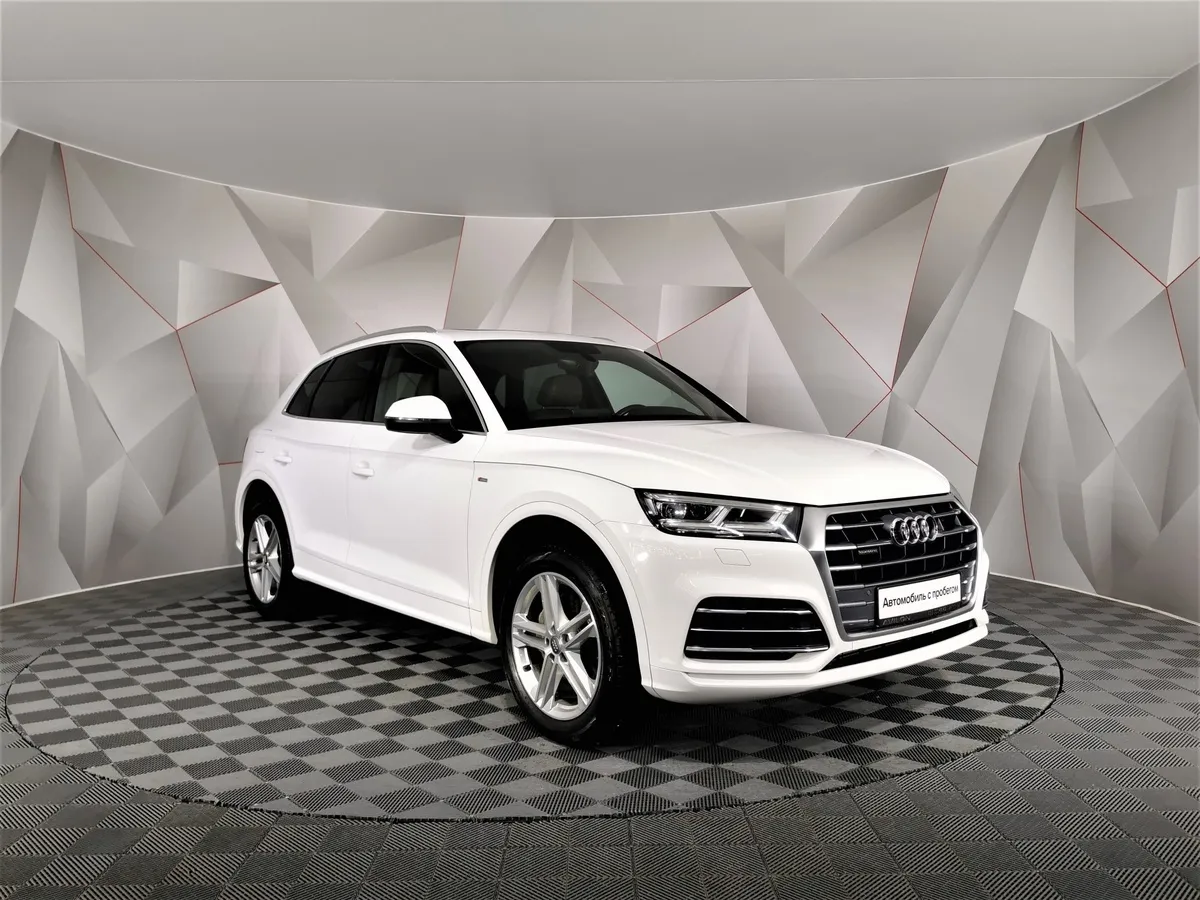 Audi Q5 2.0 TFSI S tronic quattro (249 л.с.) Sport Белый в АВИЛОН. Слайд №3