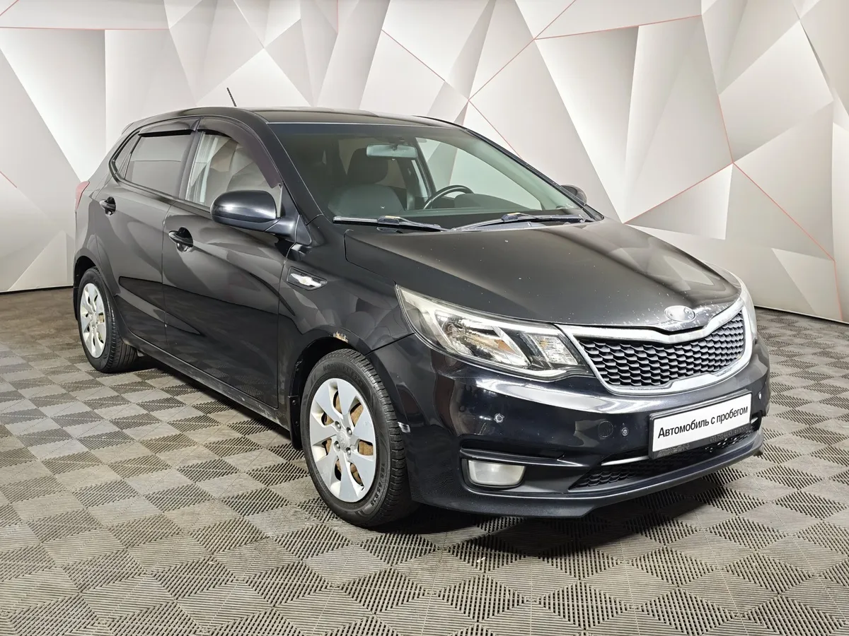 Kia Rio 1.4 AT (107 л.с.) Черный в АВИЛОН. Слайд №3