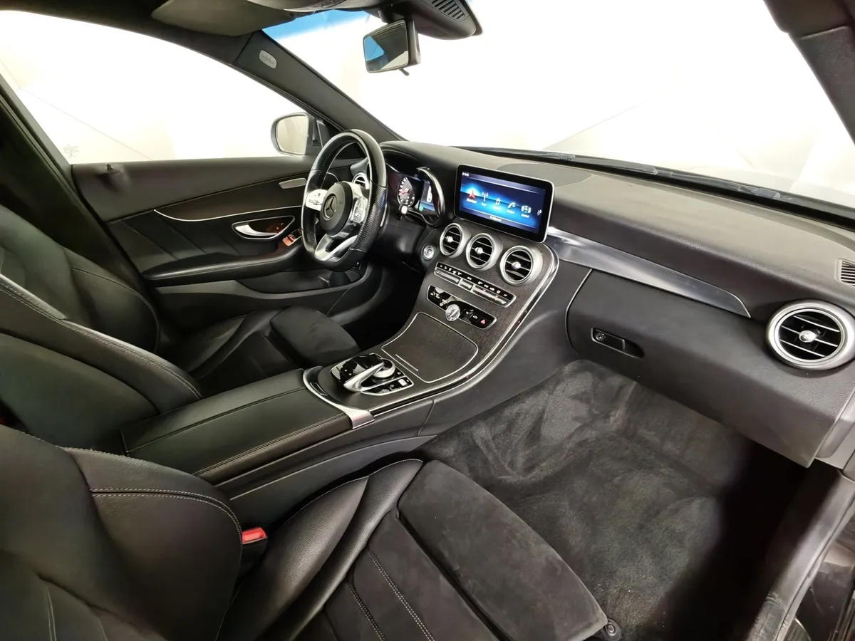 Mercedes-Benz C-Класс C 200 9G-TRONIC 4MATIC (190 л.с.) Sport Черный в АВИЛОН. Слайд №13