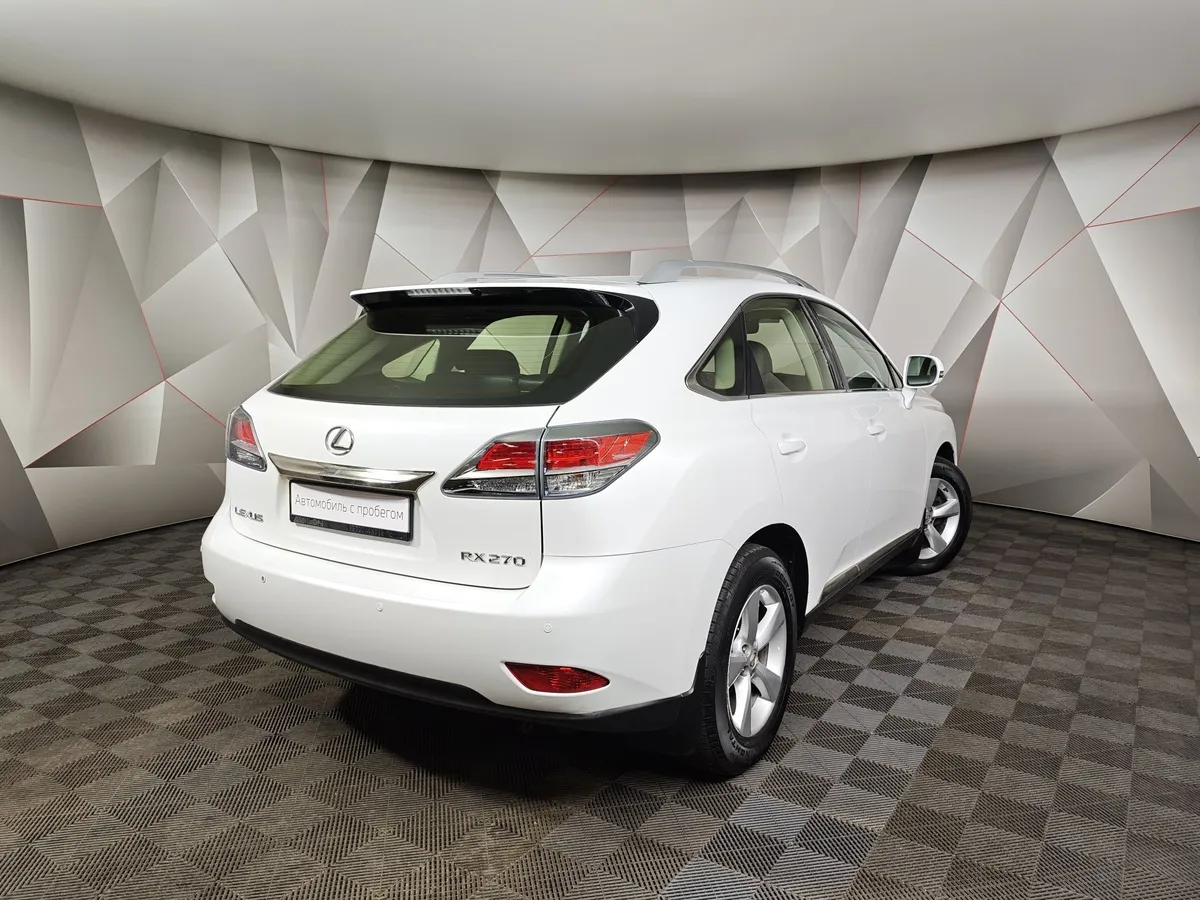 Lexus RX 270 AT (188 л.с.) Белый в АВИЛОН. Слайд №2