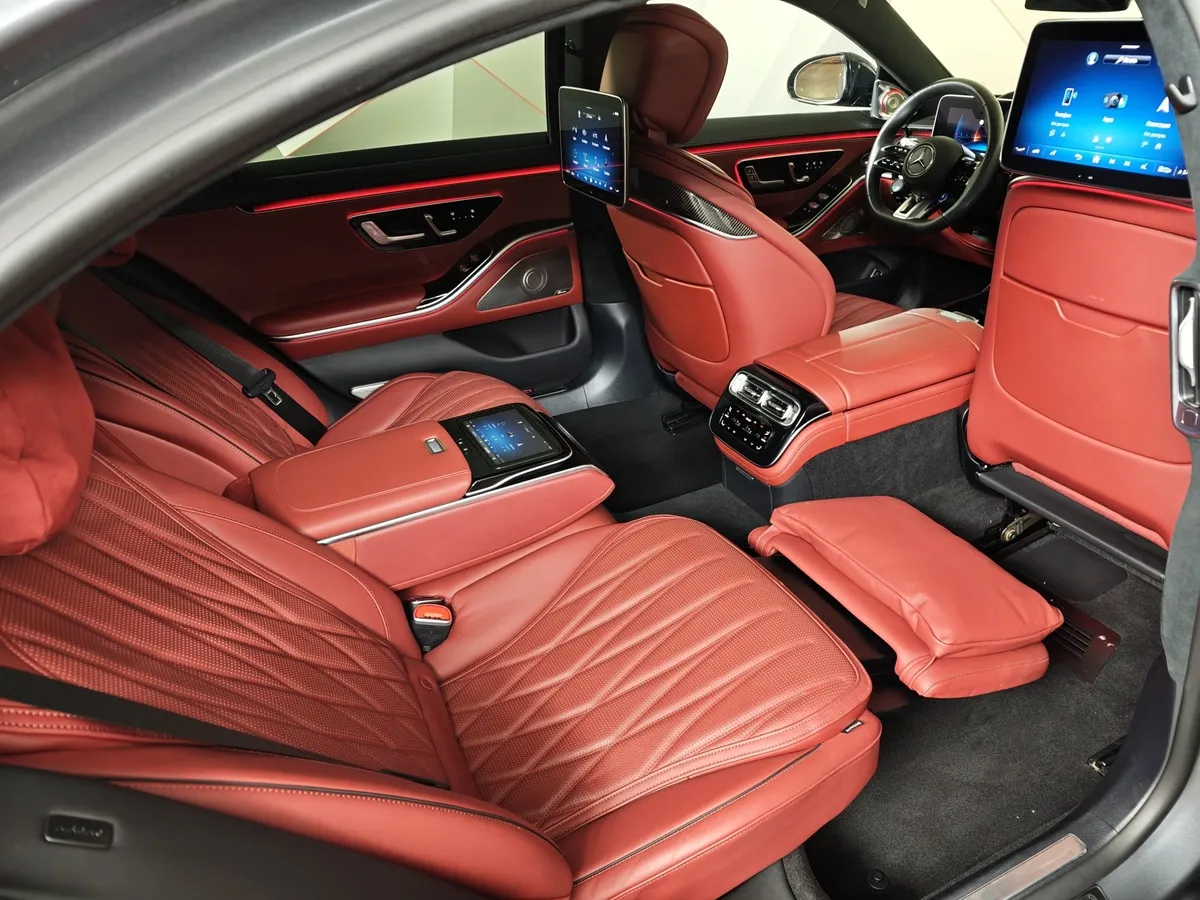 Mercedes-Benz S-Класс AMG S 63 9G-Tronic 4Matic (802 л.с.) E Performance Серый в АВИЛОН. Слайд №30
