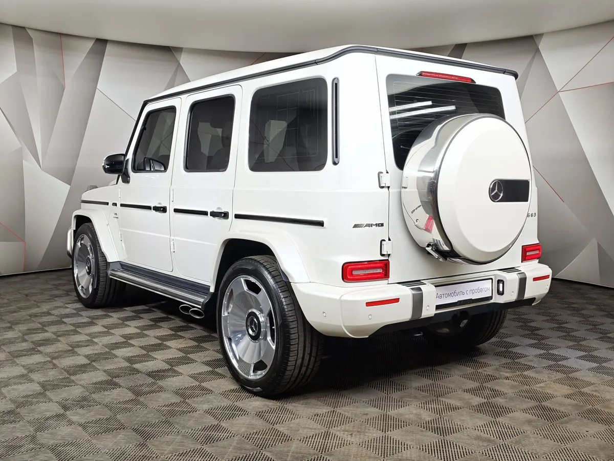 Mercedes-Benz G-Класс G 63 AMG Speedshift Plus 9G-Tronic (571 л.с.) Белый в АВИЛОН. Слайд №4