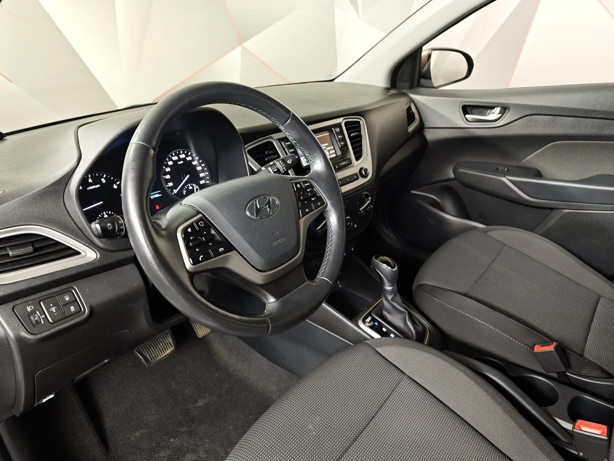 Hyundai Solaris 1.6 AT (123 л.с.) Comfort Коричневый в АВИЛОН. Слайд №19