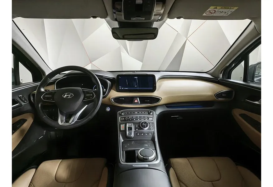 Hyundai Santa Fe 2.2 (200 л.с.) CRDi - 8AT High-Tech + Exclusive Зеленый в АВИЛОН. Слайд №14