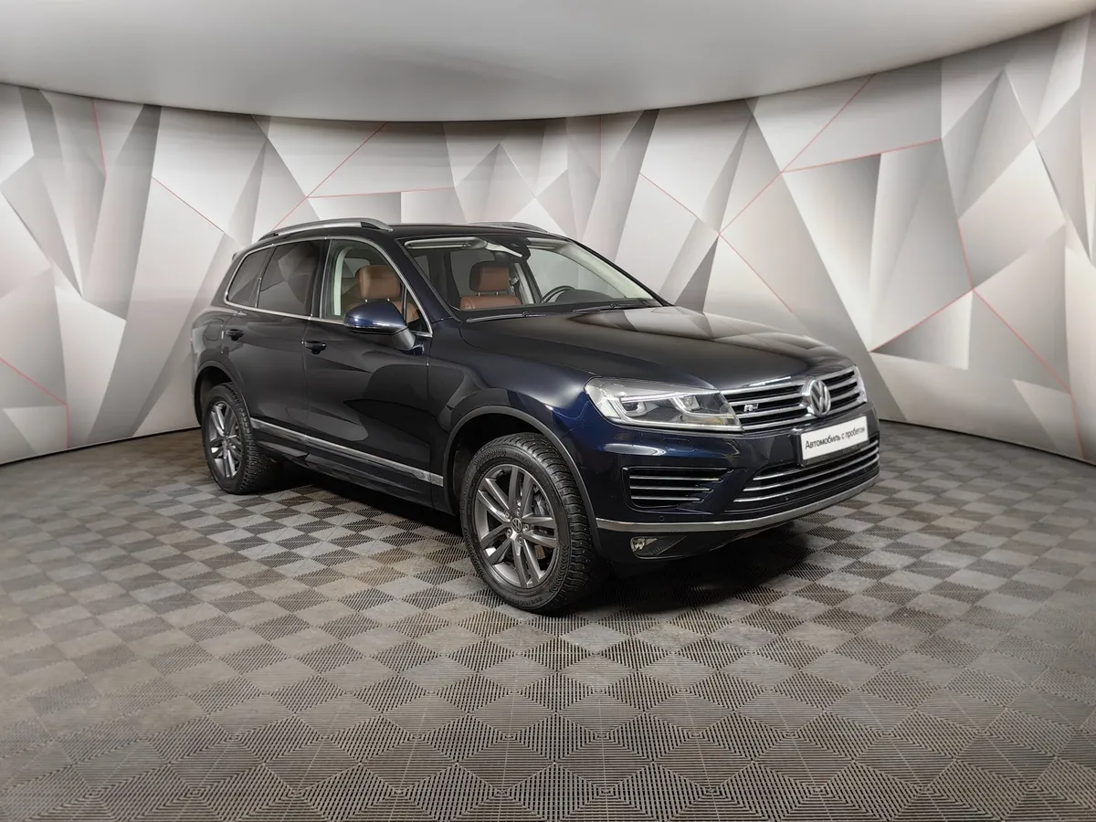 Volkswagen Touareg 3.0 TDI Tiptronic 4Motion (245 л.с.) Синий в АВИЛОН. Слайд №3