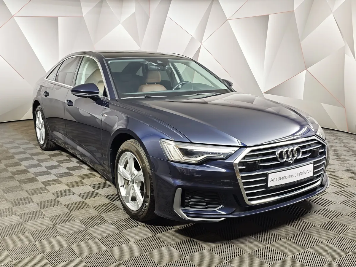 Audi A6 2.0 TFSI S Tronic quattro (252 л.с.) Design Синий в АВИЛОН. Слайд №3