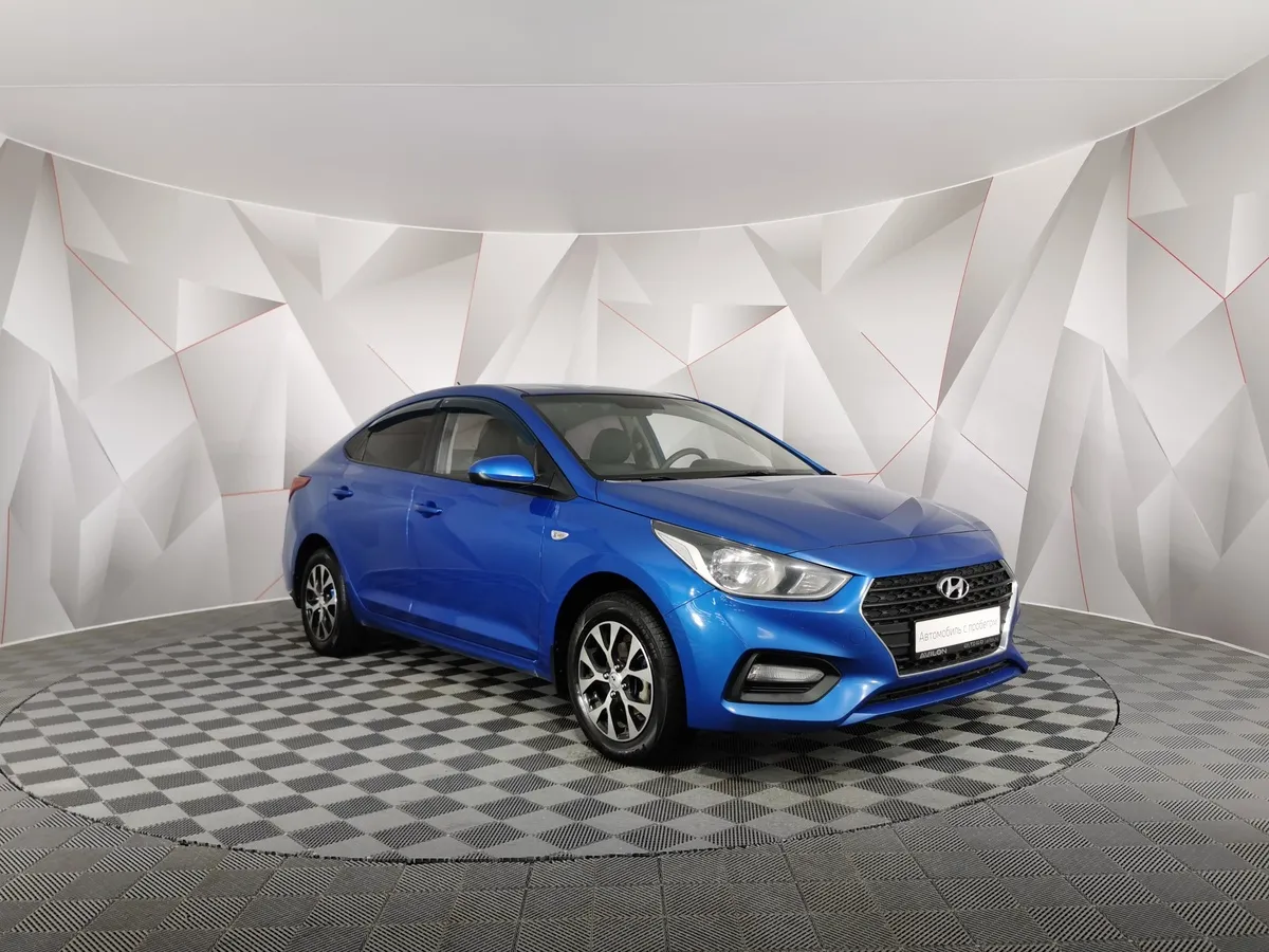 Hyundai Solaris 1.6 MT (123 л.с.) Active Plus Синий в АВИЛОН. Слайд №3