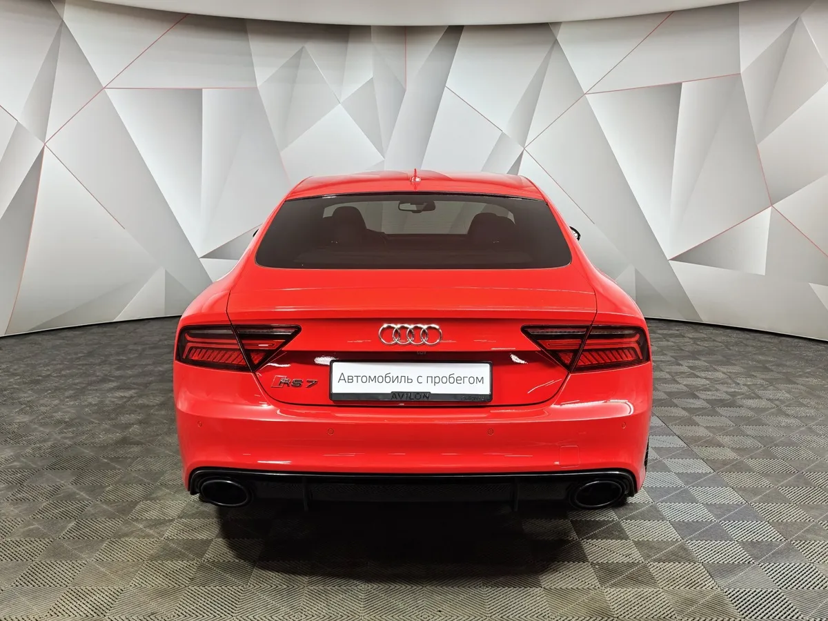 Audi RS 7 4.0 TFSI Tiptronic quattro (600 л.с.) Красный в АВИЛОН. Слайд №8
