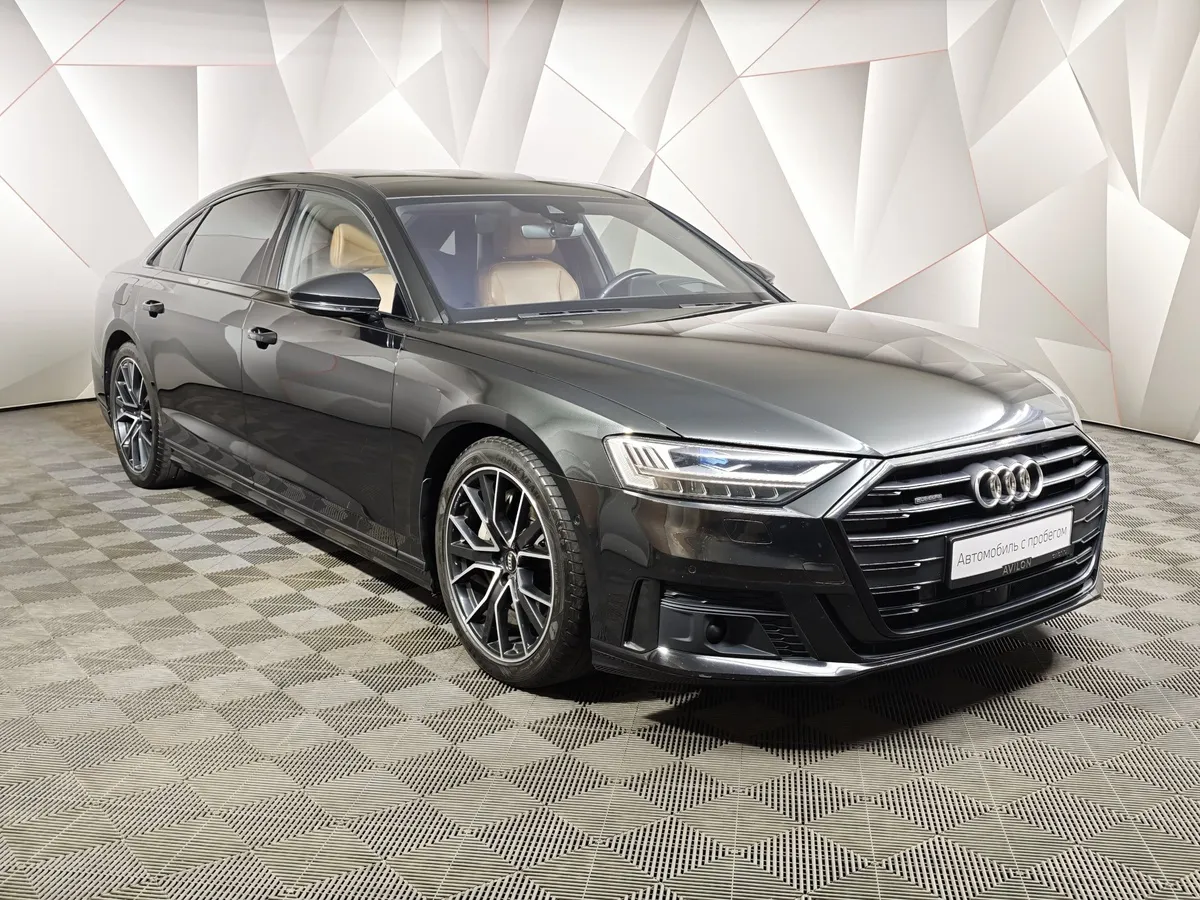 Audi A8 3.0 TFSI L tiptronic quattro (340 л.с.) Серый в АВИЛОН. Слайд №3