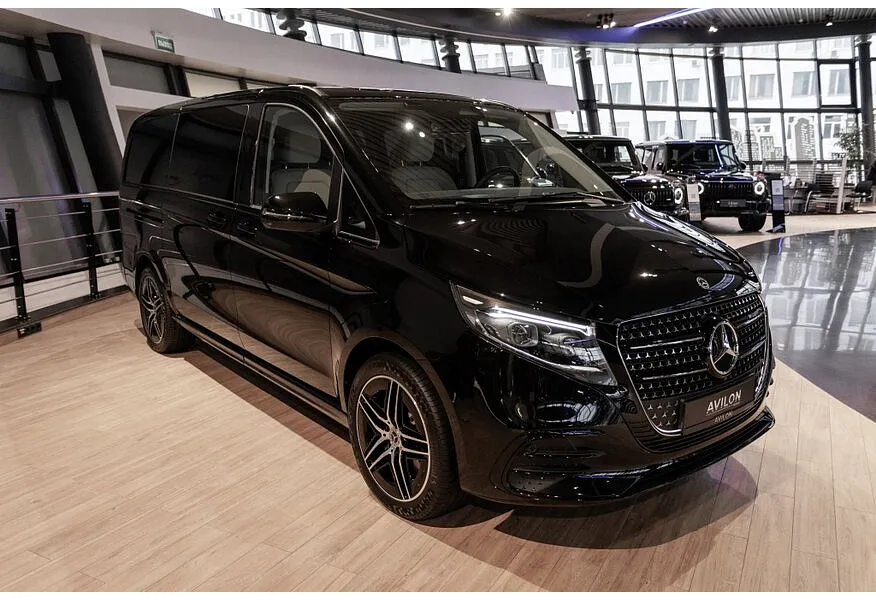 Mercedes-Benz V-Класс V 300 d L3 4MATIC 9G-TRONIC (237 л.с.) Avantgarde Черный в АВИЛОН. Слайд №2