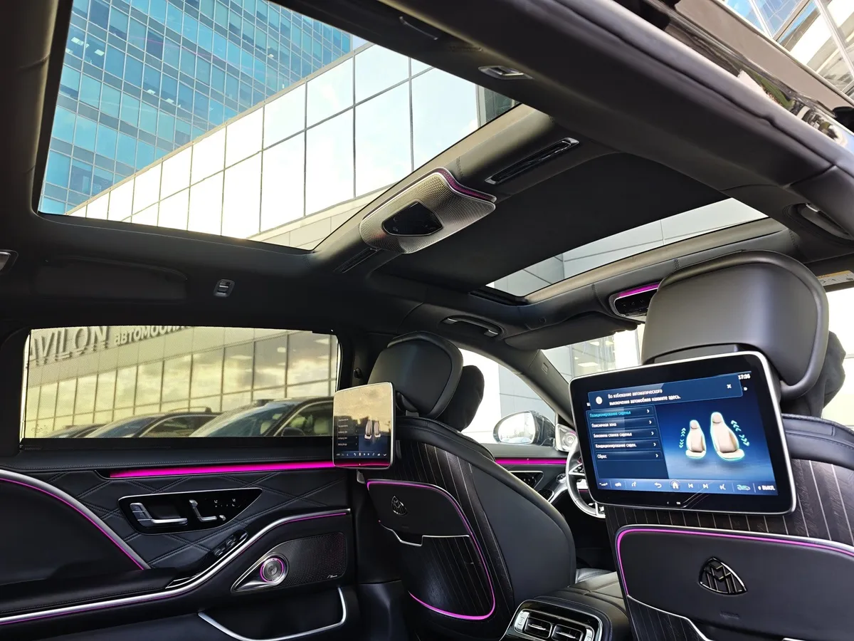 Mercedes-Benz S-Класс Maybach S 580 9G-Tronic 4Matic (503 л.с.) Night Series Черный в АВИЛОН. Слайд №23