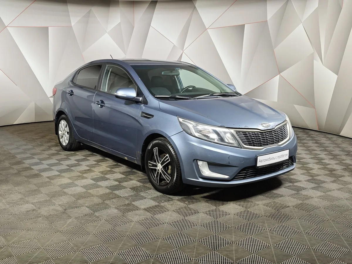 Kia Rio 1.6 AT (123 л.с.) Голубой в АВИЛОН. Слайд №3