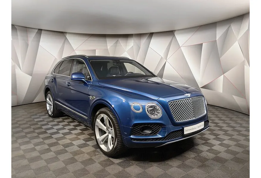 Bentley Bentayga 6.0 AT AWD (608 л.с.) Синий в АВИЛОН. Слайд №3