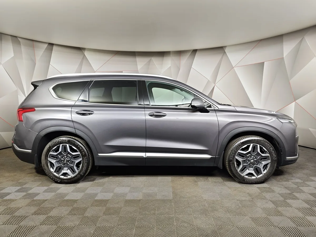 Hyundai Santa Fe 2.2 CRDi AWD 8AT (200 л.с.) High-Tech Серый в АВИЛОН. Слайд №6
