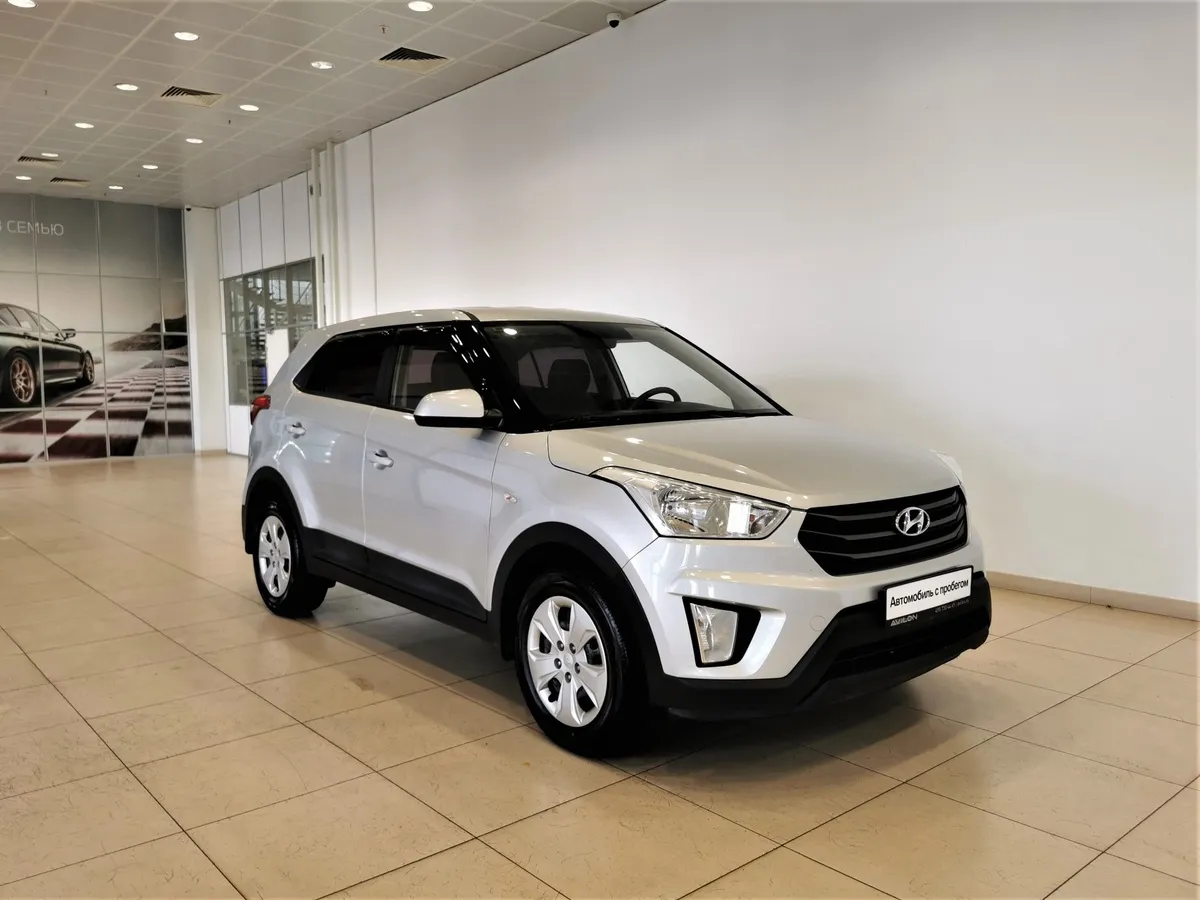 Hyundai Creta 1.6 AT (123 л.с.) Active Серебристый в АВИЛОН. Слайд №3