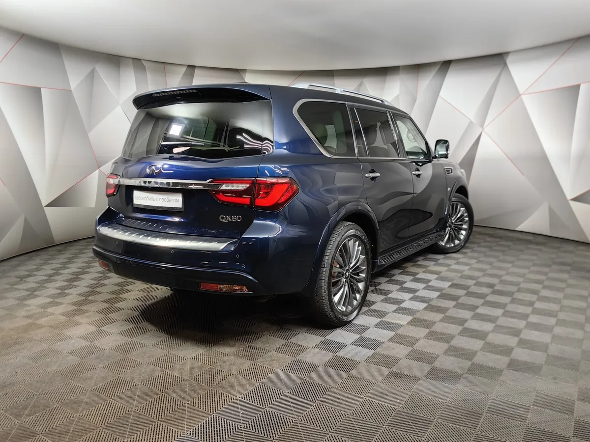 Infiniti QX80 5.6 АТ AWD (405 л.с.) Синий в АВИЛОН. Слайд №2