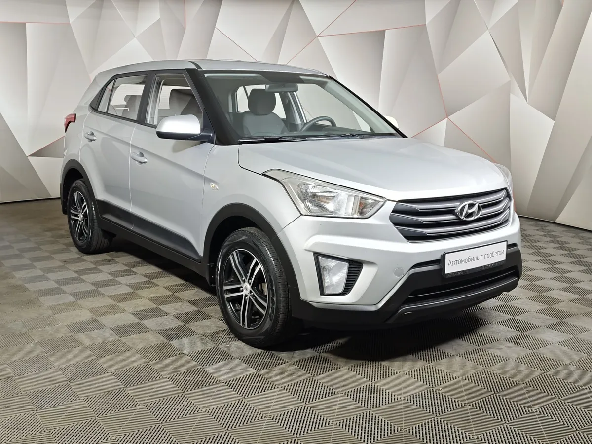 Hyundai Creta 1.6 AT (123 л.с.) Active Серебристый в АВИЛОН. Слайд №3