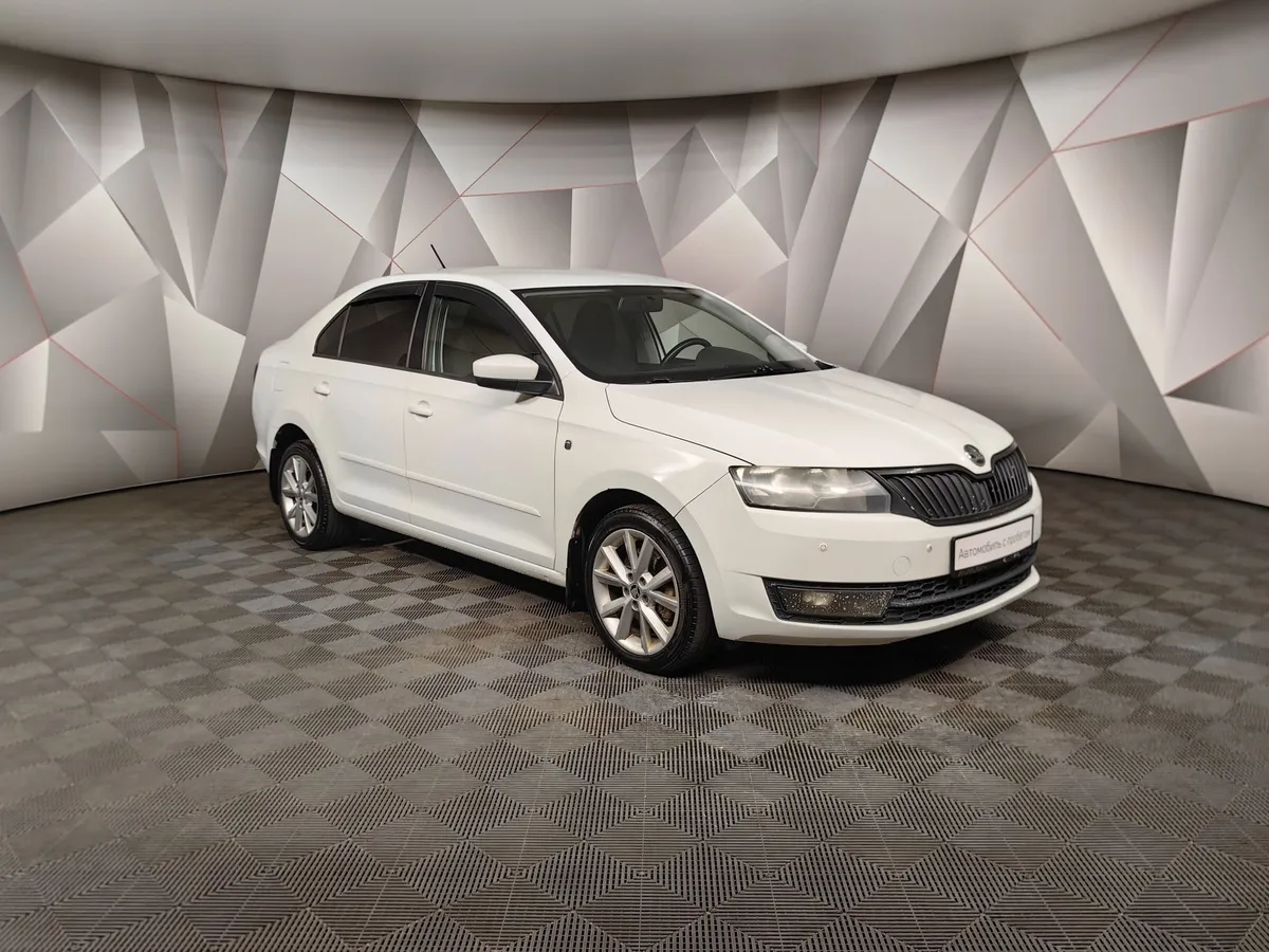 Skoda Rapid 1.4 TSI DSG (125 л.с.) Active Белый в АВИЛОН. Слайд №3