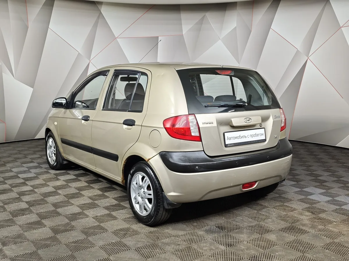 Hyundai Getz 1.6 AT (105 л.с.) Бежевый в АВИЛОН. Слайд №4