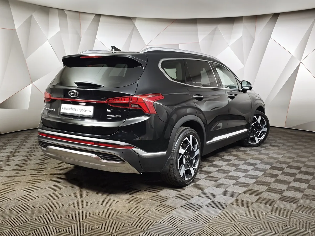 Hyundai Santa Fe 3.5 AWD 8AT (249 л.с.) High-Tech Черный в АВИЛОН. Слайд №2
