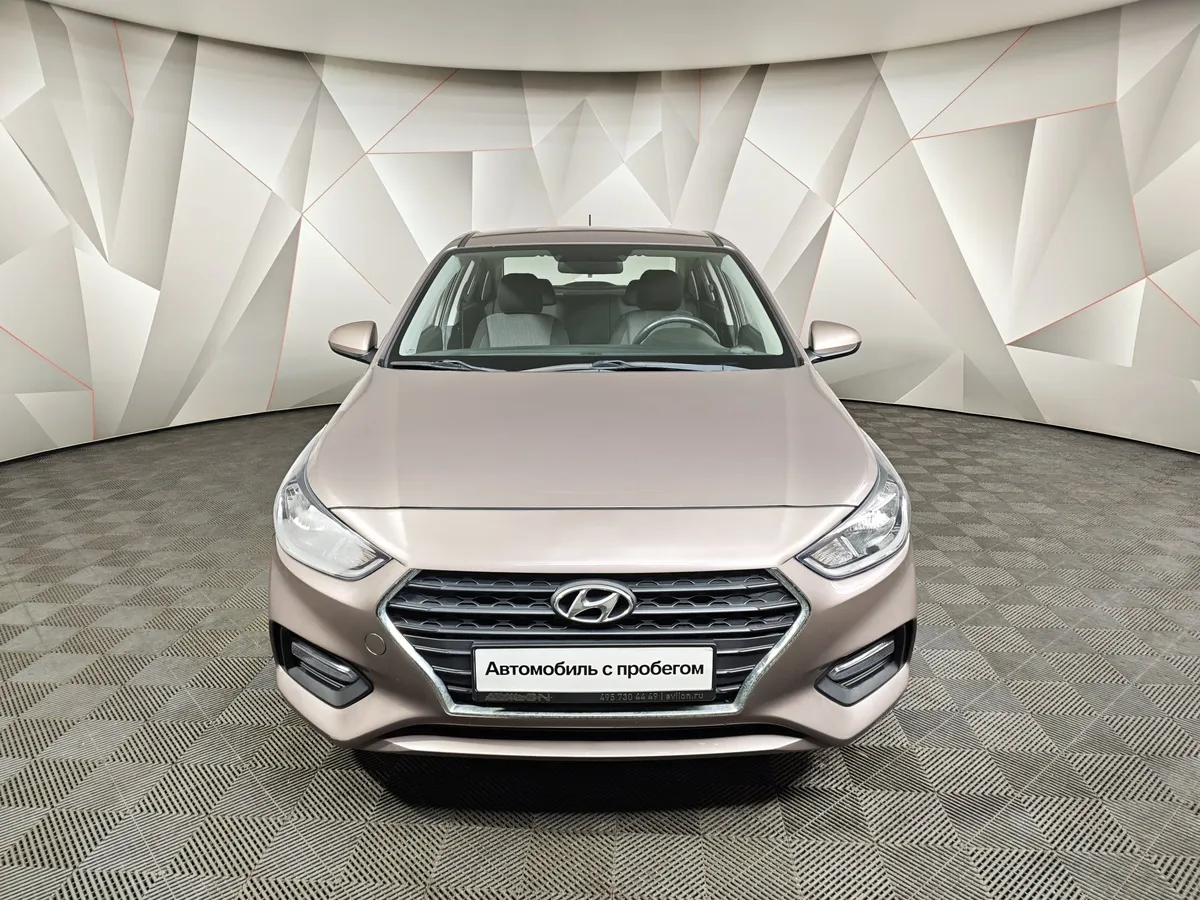 Hyundai Solaris 1.6 AT (123 л.с.) Comfort Коричневый в АВИЛОН. Слайд №7