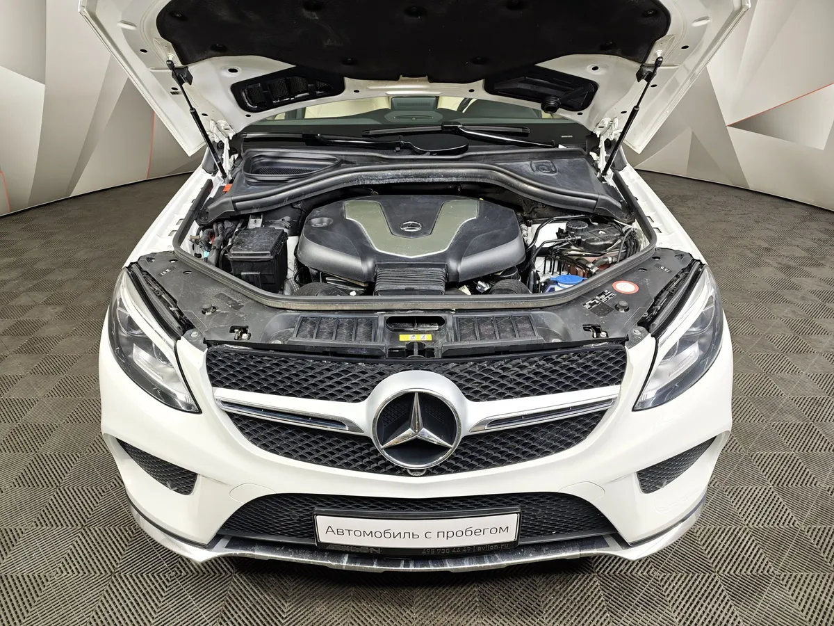 Mercedes-Benz GLE Купе 350 d 4MATIC 9G-TRONIC (249 л.с.) Особая серия Белый в АВИЛОН. Слайд №11