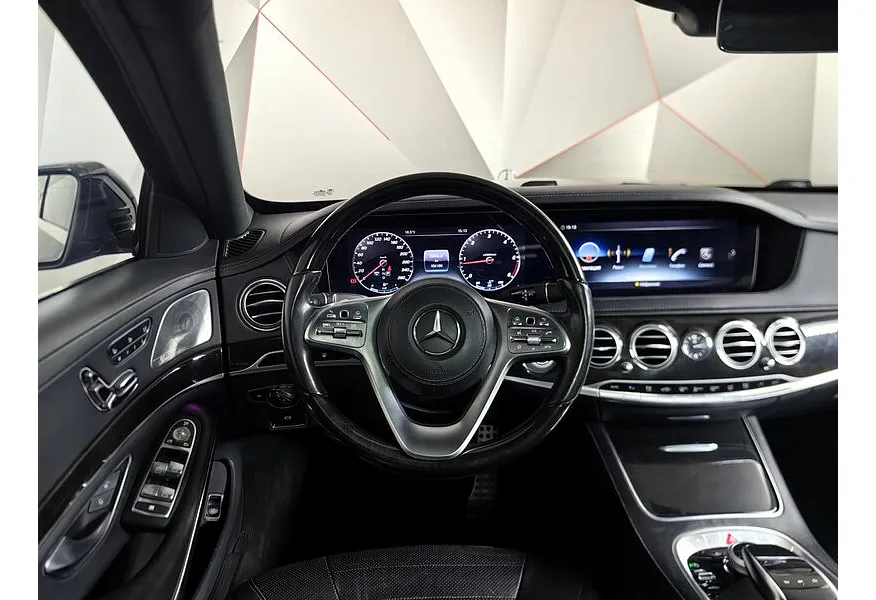 Mercedes-Benz S-Класс S 350 d 9G-Tronic 4Matic длинная база (249 л.с.) Черный в АВИЛОН. Слайд №20